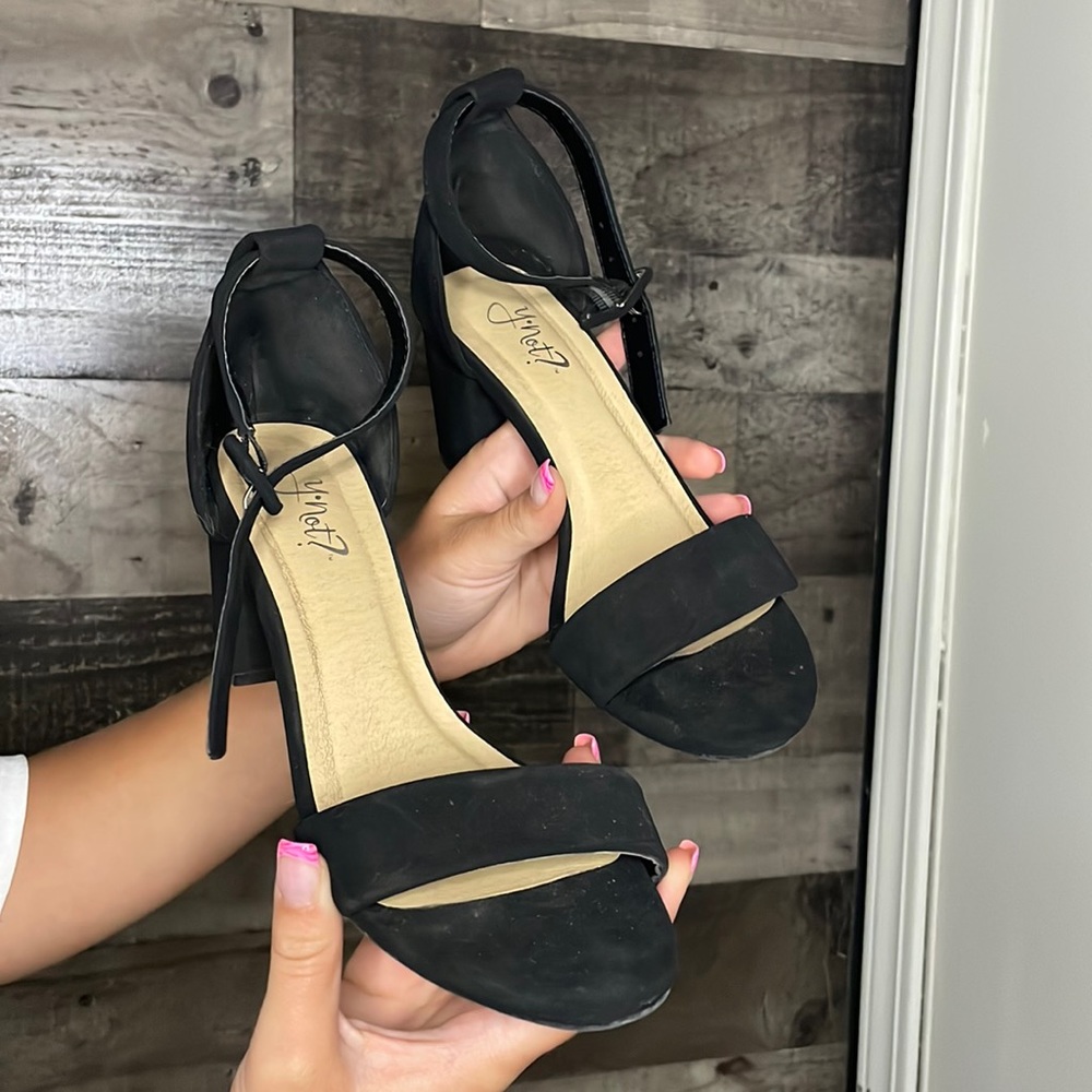 black heels